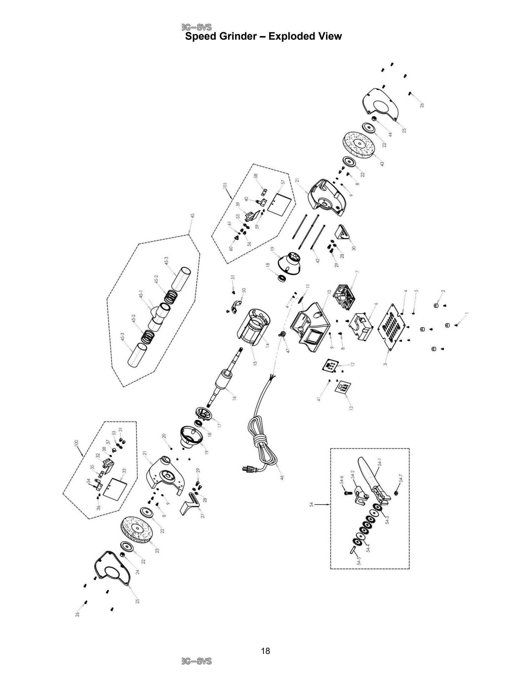 Explosionszeichnung IBG-8VS