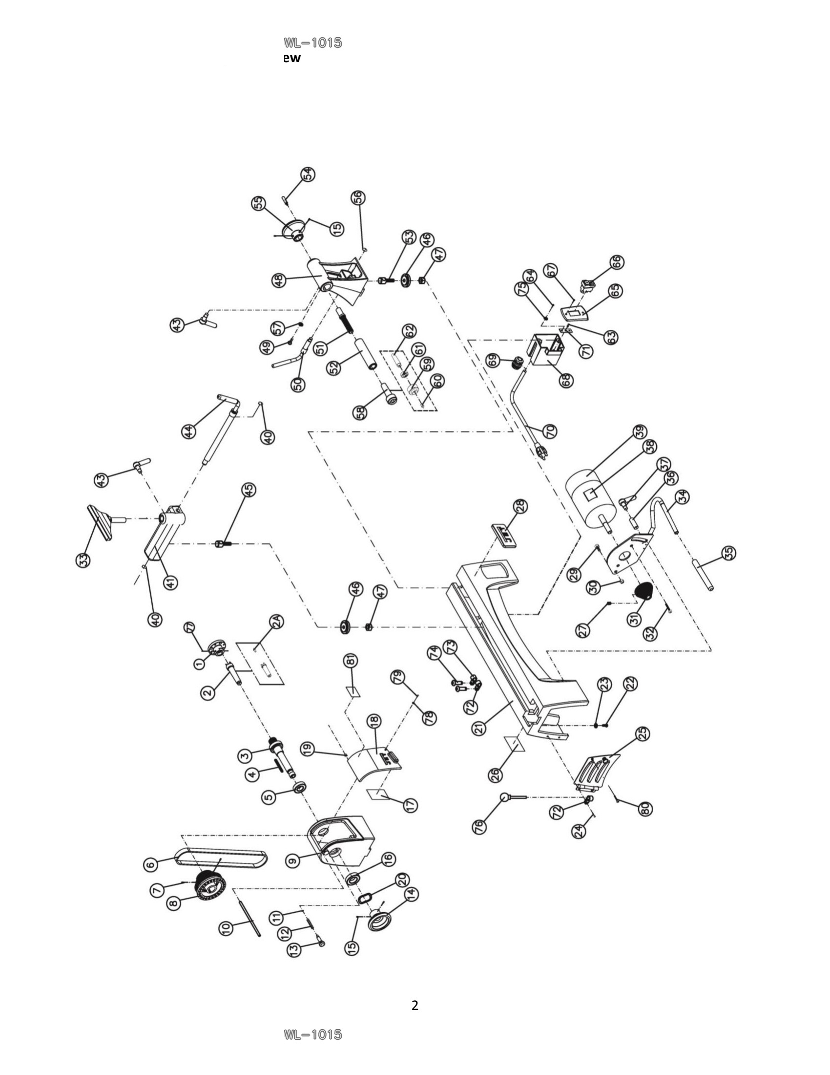 Explosionszeichnung JWL-1015