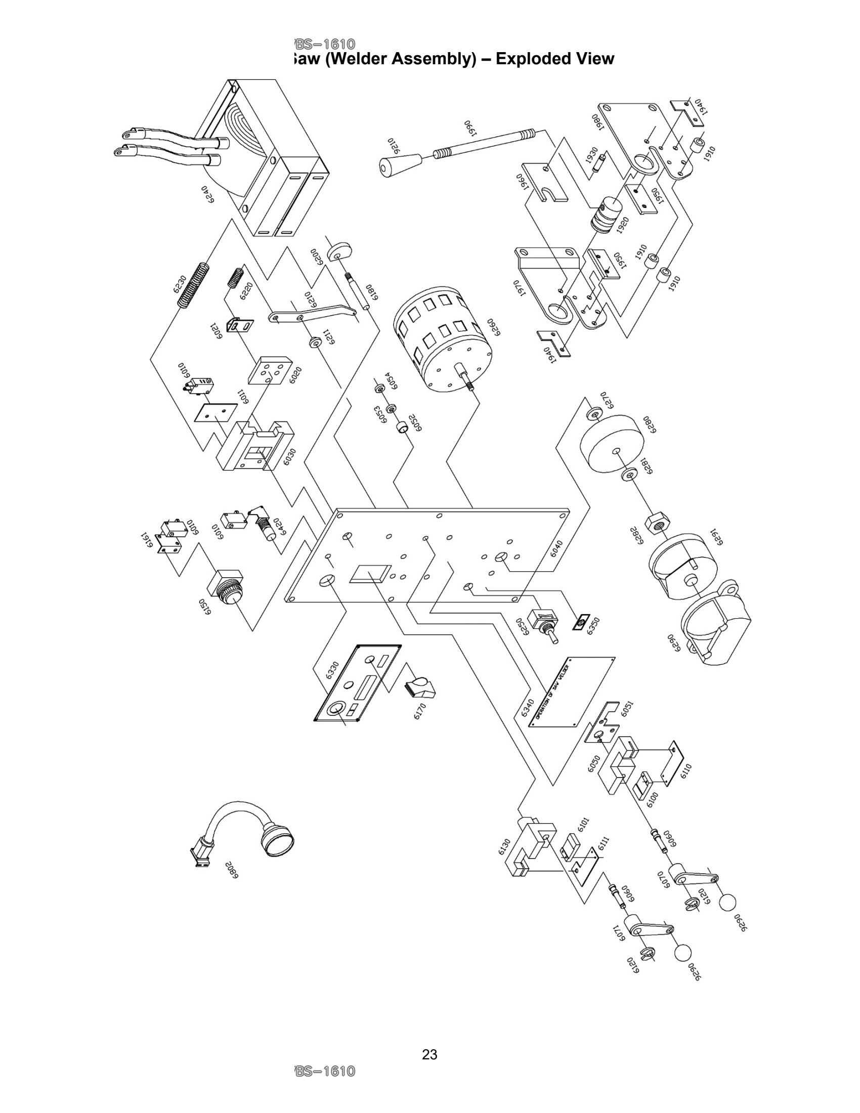 Explosionszeichnung VBS-1610