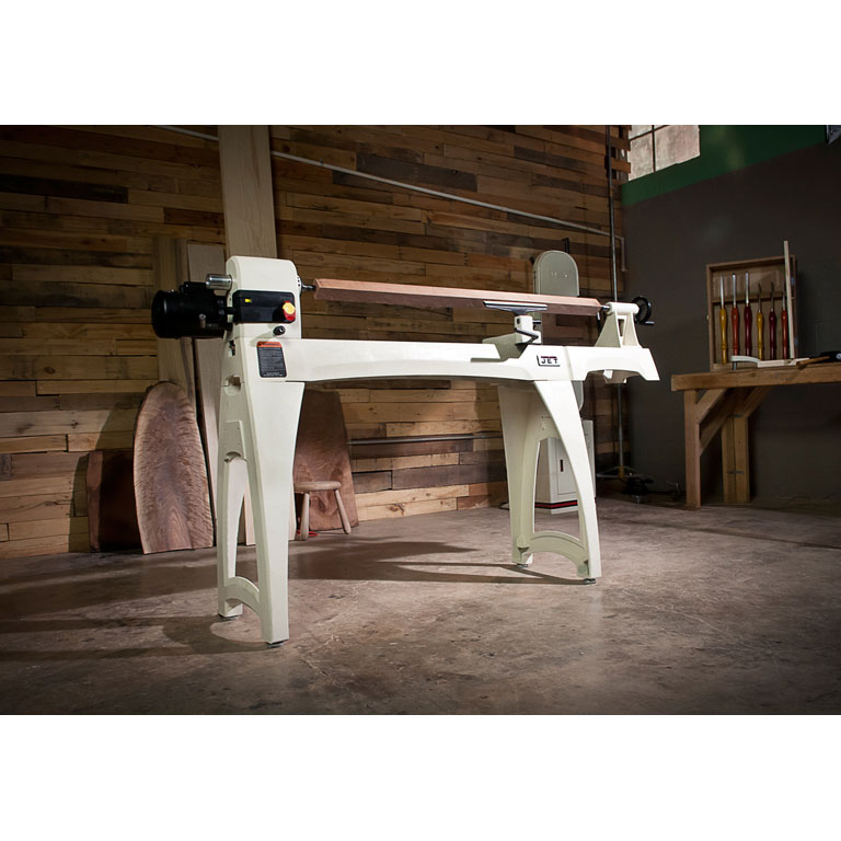 Tour à bois à vitesse variable JET JWL-1440VS-M avec poupée pivotante, 230 V