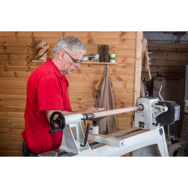 Tour à bois électronique à vitesse variable JET JWL-1640EVS-M, 230 V