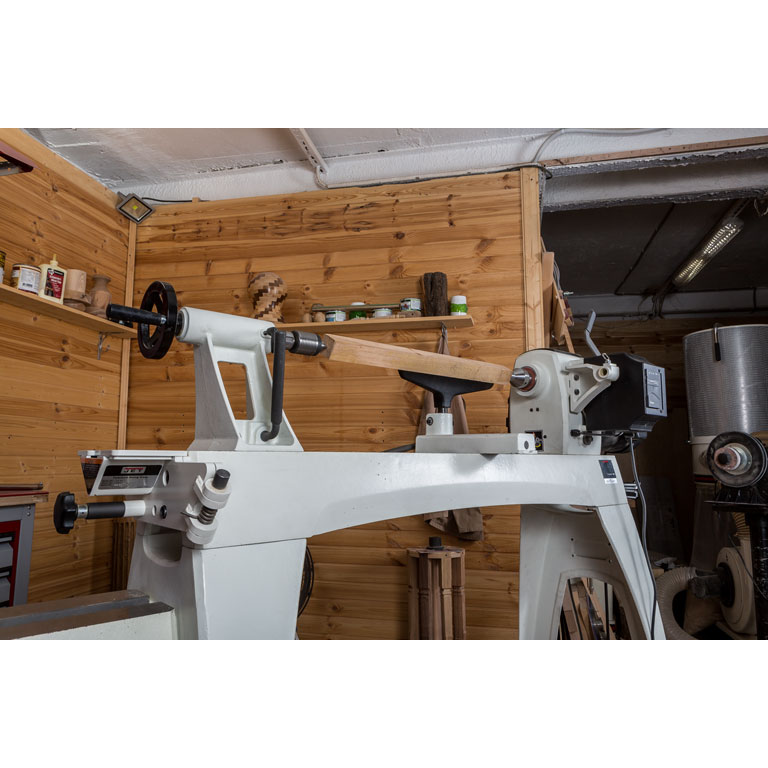 Tour à bois électronique à vitesse variable JET JWL-1840EVS-M, 230 V