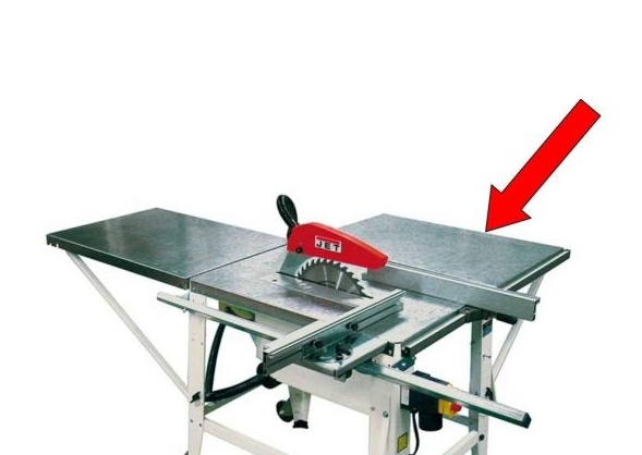 JET Tischverbreiterung rechts 550 × 800 mm