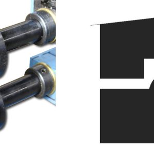 Baileigh BR18E-1/2-ROUND 1/2" ( 12,7 mm ) Stahl-Rundsickenrollensatz – Produktbild