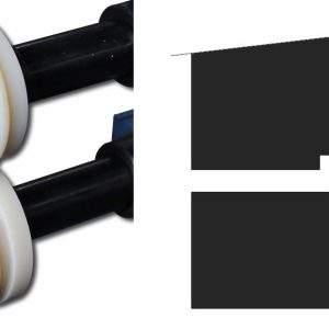Baileigh BR18E-1/8-ROUND-NY 1/8" ( 3,175 mm ) Nylon-Rundsickenrollensatz – Produktbild