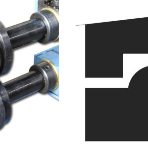 Baileigh BR18E-3/4-ROUND 3/4" ( 19,05 mm ) Stahl-Rundsickenrollensatz – Produktbild