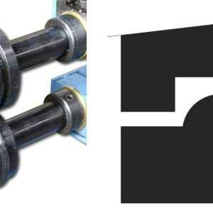 Baileigh BR18E-5/8-ROUND 5/8“ ( 15,875 mm ) Stahl-Rundsickenrollensatz – Produktbild