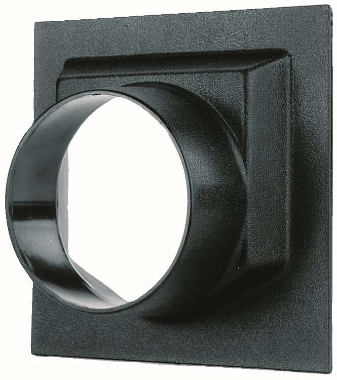 JET Absaughaube, Ø 100 mm, 158 × 158 mm