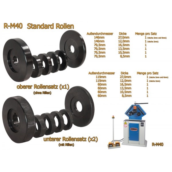Baileigh R-M40 Ring- und Profilbiegemaschine – Produktbild