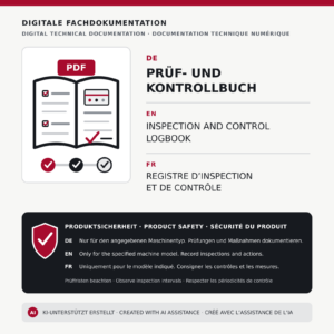Digitale Prüf- und Kontrollbücher für Maschinen.