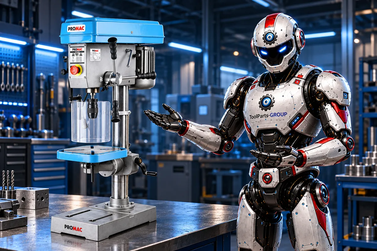 PROMAC 370ELB-CH Tischbohrmaschine – Im Einsatz