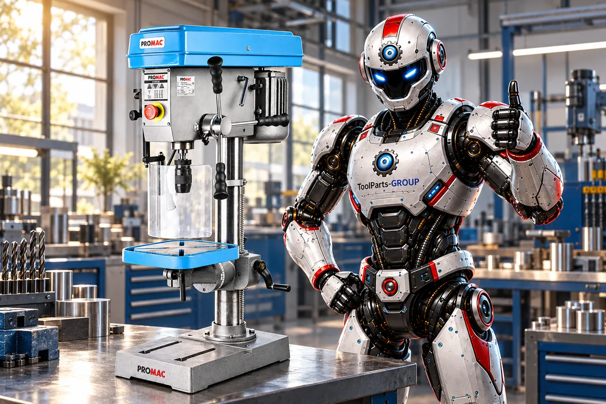 PROMAC 370ELB Tischbohrmaschine – Im Einsatz