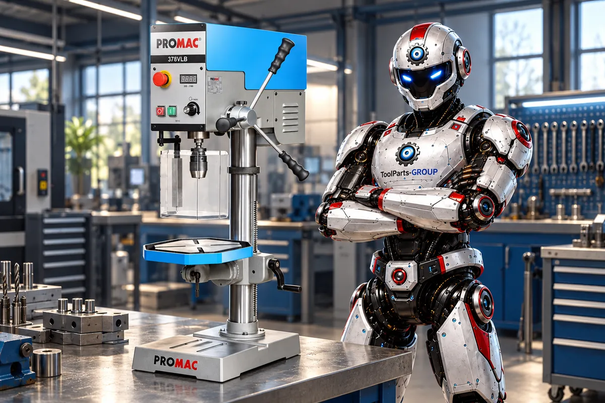PROMAC 378VLB Tischbohrmaschine – Im Einsatz