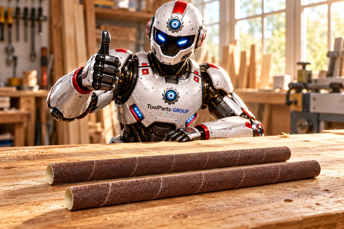 JET Schleifhülse 19 x 230 mm, K100, 2 Stück – Im Einsatz