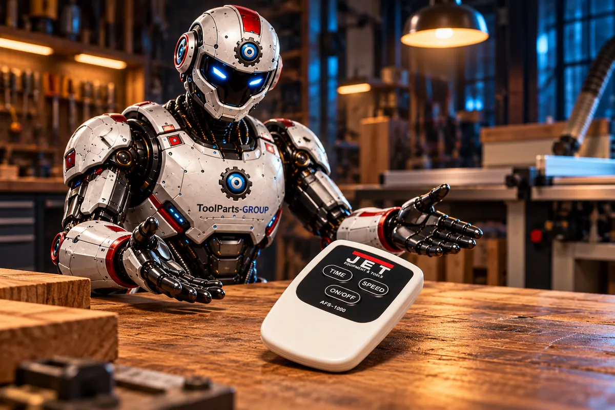 JET AFS-RS infrared remote control – In use