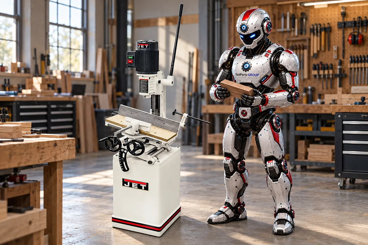 JET 719AS-M Mortising machine – In use