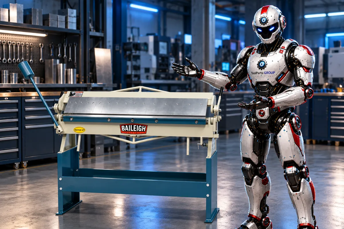 Baileigh BB-4816 Schwenkbiegemaschine – Im Einsatz