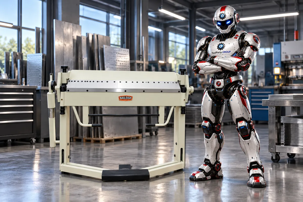 Baileigh BB-5014F Schwenkbiegemaschine – Im Einsatz