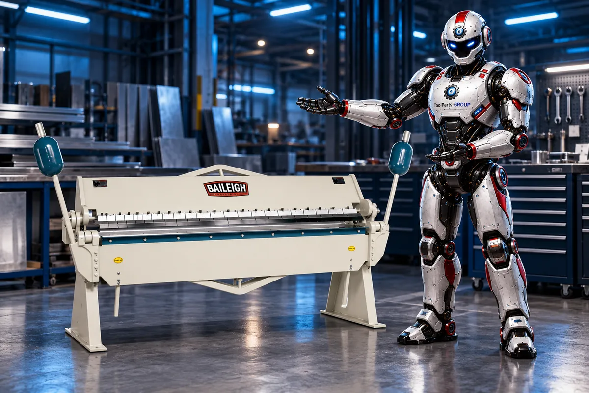 Baileigh BB-9612 Schwenkbiegemaschine – Im Einsatz