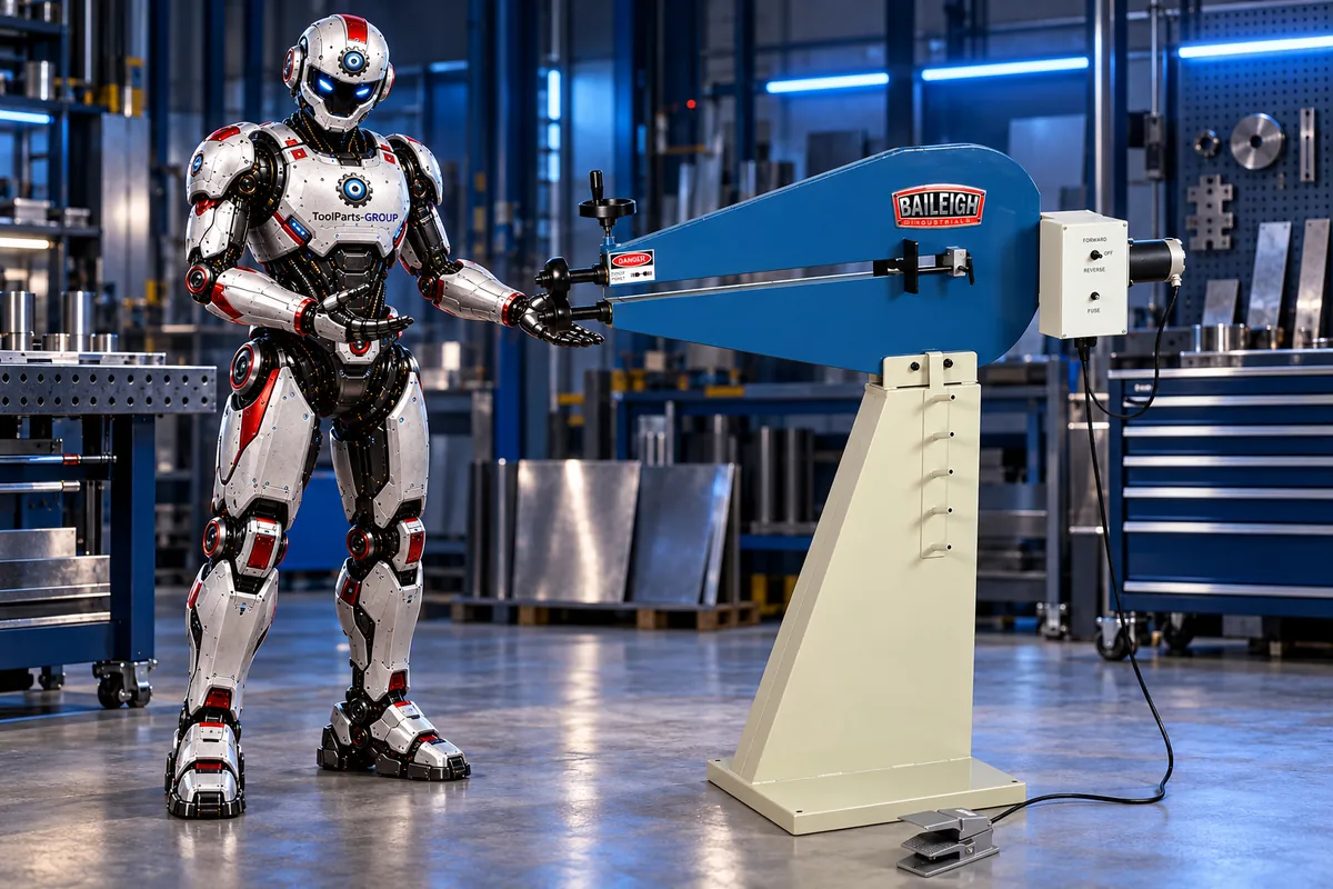 Baileigh BR-18E-24 elektrische Sickenmaschine – Im Einsatz