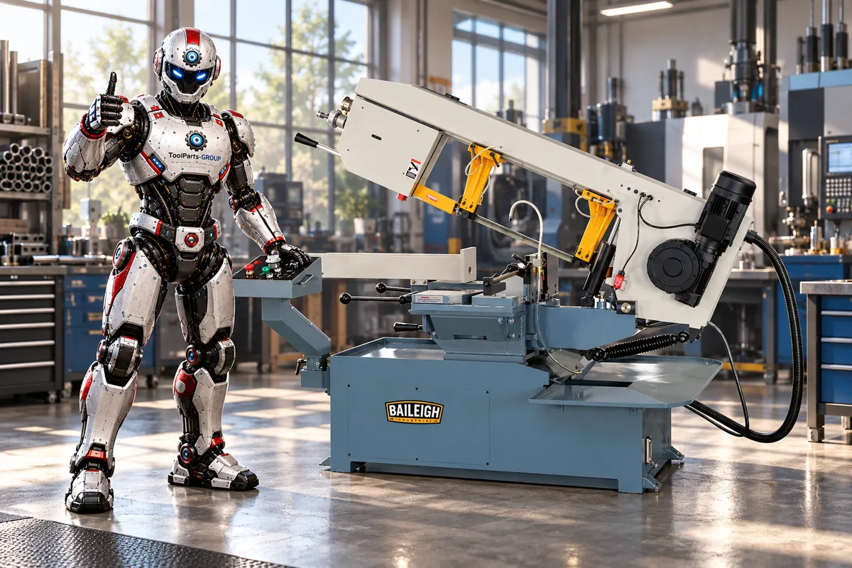 Baileigh BS-20M-DM Metallbandsäge – Im Einsatz