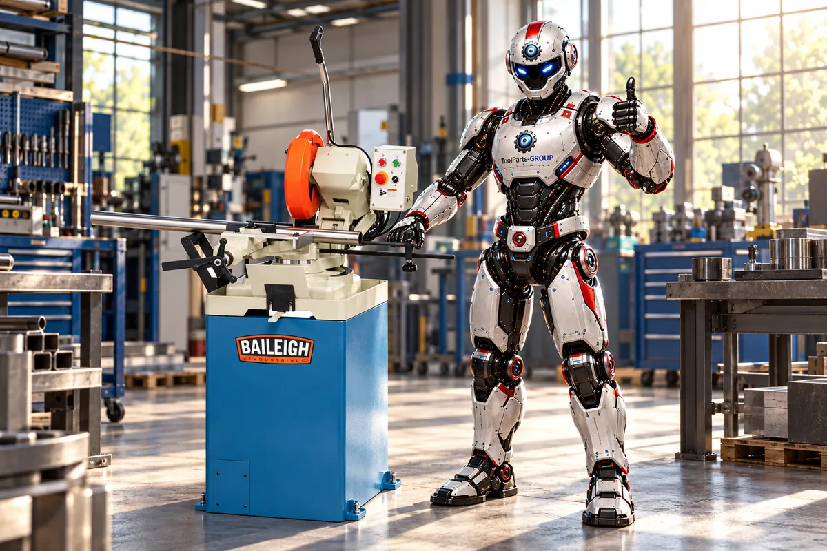 Baileigh CS-315EU Kaltkreissäge – Im Einsatz
