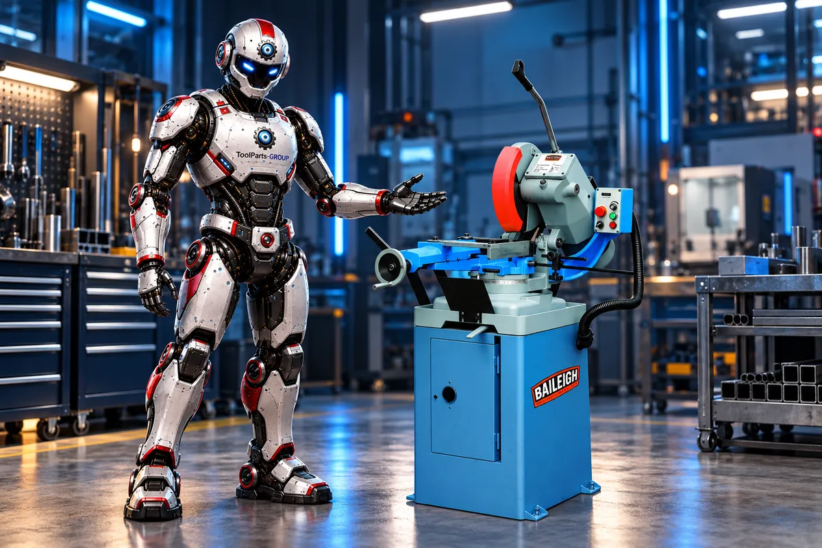 Baileigh CS-350EU Kaltkreissäge – Im Einsatz