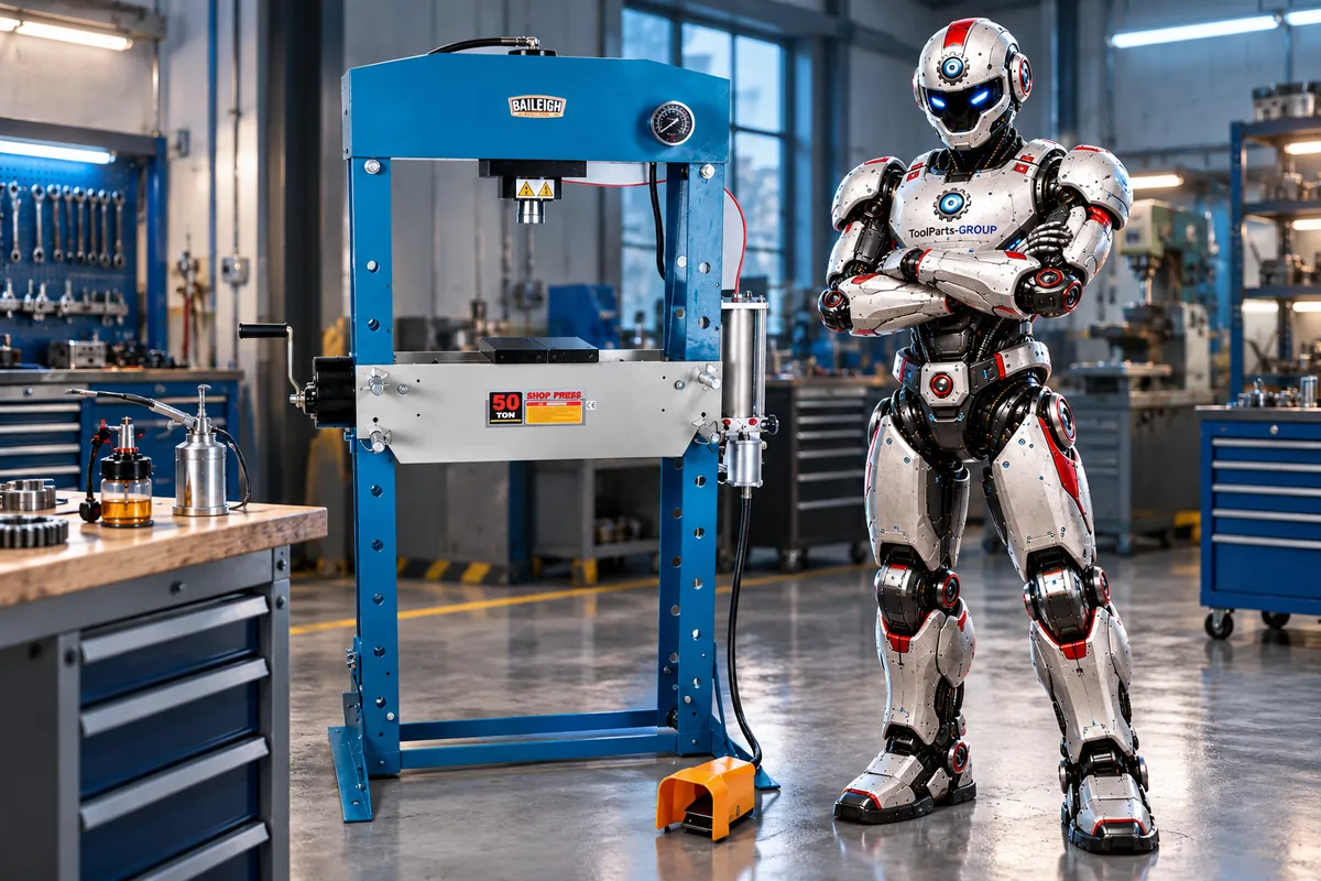 Baileigh HSP-50A Werkstattpresse – Im Einsatz