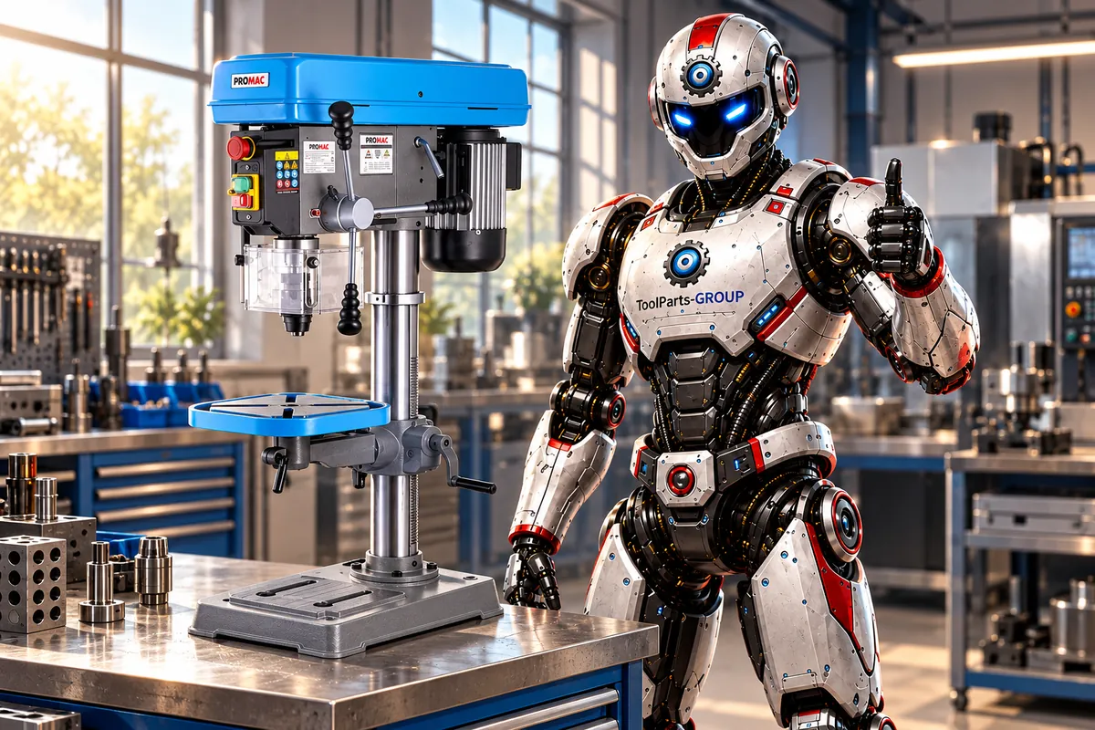 PROMAC JD-3285-M Tischbohrmaschine – Im Einsatz