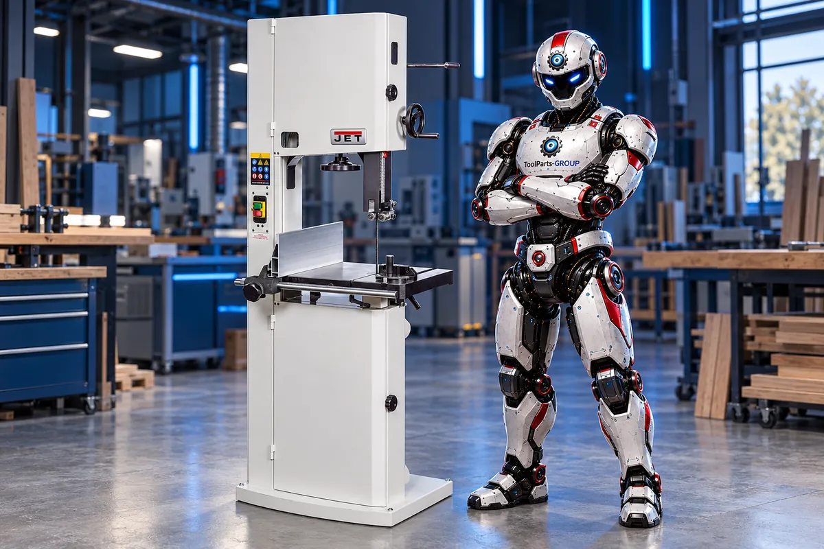 JET JWBS-15-T wood bandsaw – In use