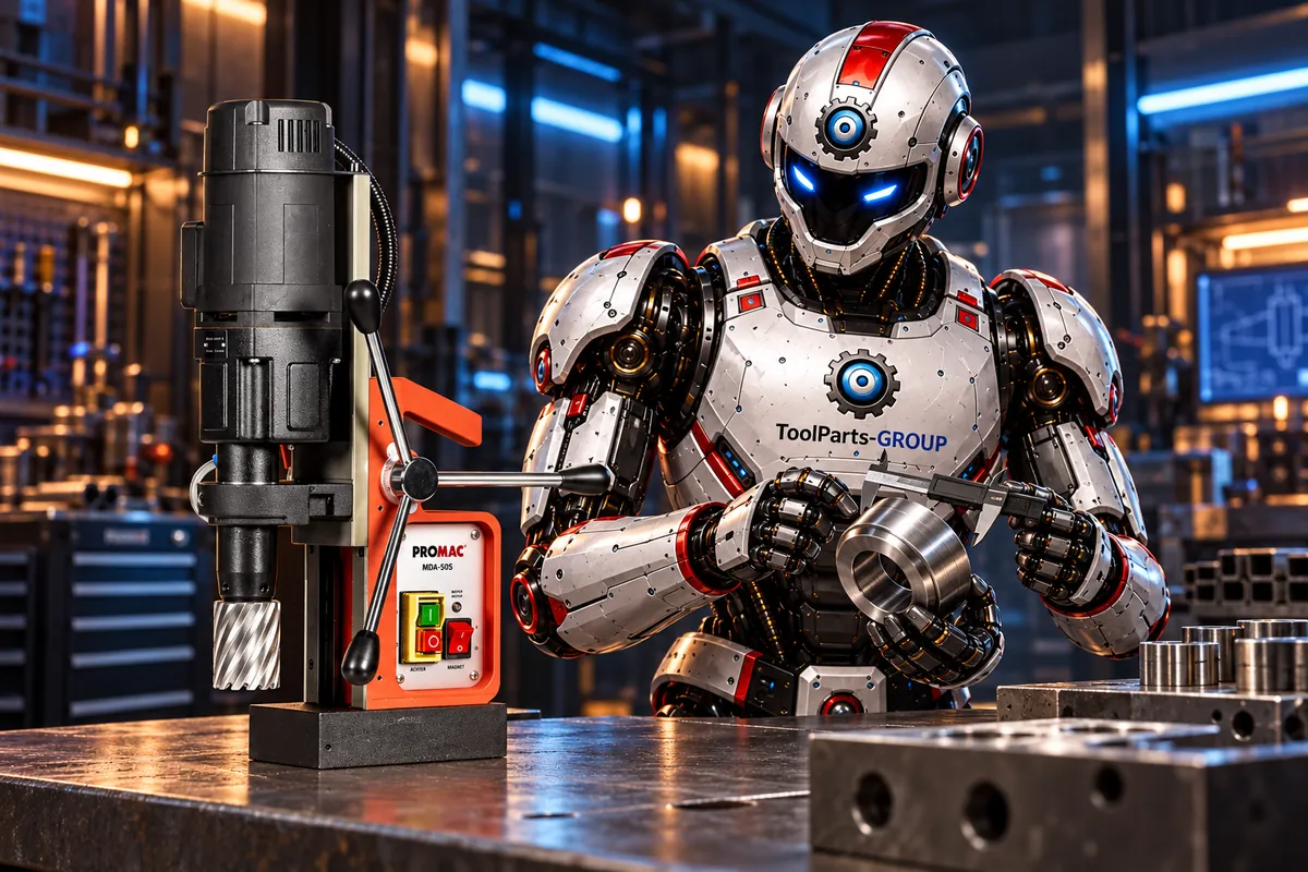 PROMAC MDA-50S Magnetbohrmaschine – Im Einsatz