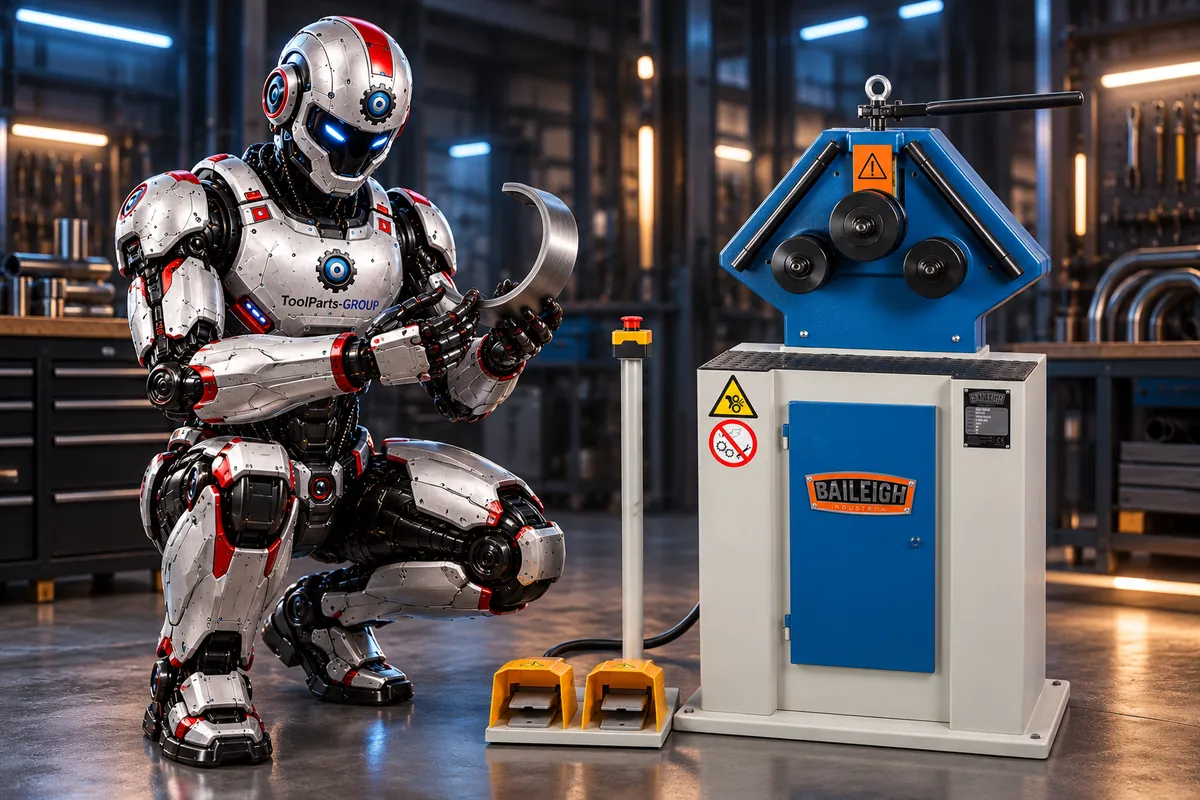 Baileigh R-M40 Ring- und Profilbiegemaschine – Im Einsatz