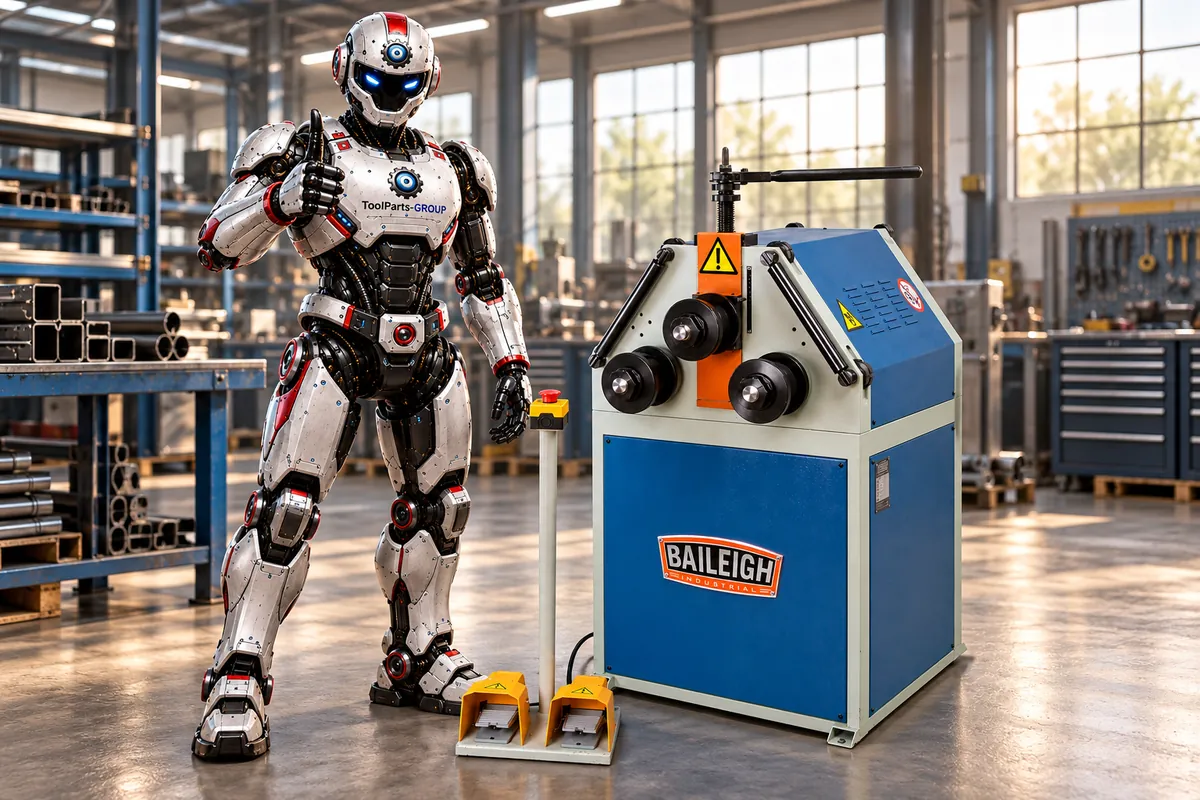 Baileigh R-M55 Ring- und Profilbiegemaschine – Im Einsatz