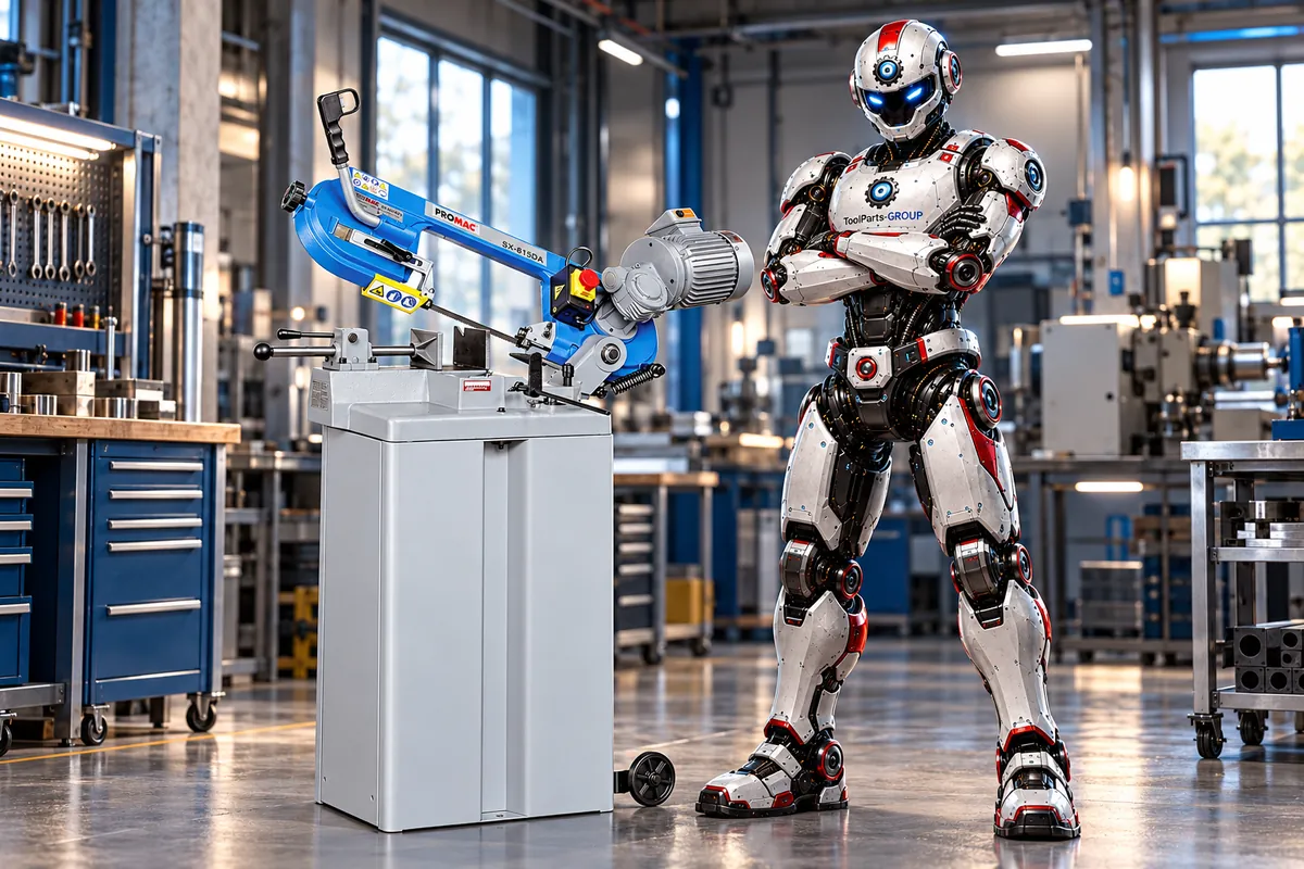 PROMAC SX-815DA Metallbandsäge – Im Einsatz