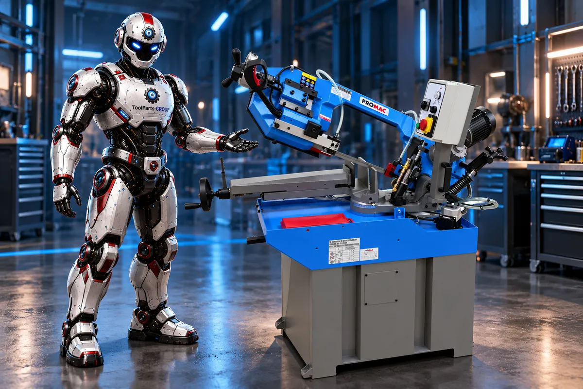 PROMAC SX-821DAN Metallbandsäge – Im Einsatz