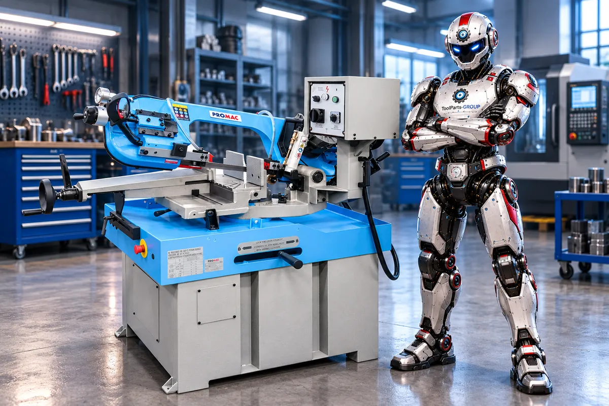 PROMAC SX-823DG Metallbandsäge – Im Einsatz