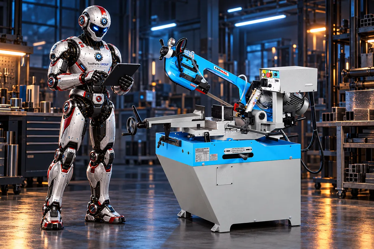 PROMAC SX-823DGVI Metallbandsäge – Im Einsatz