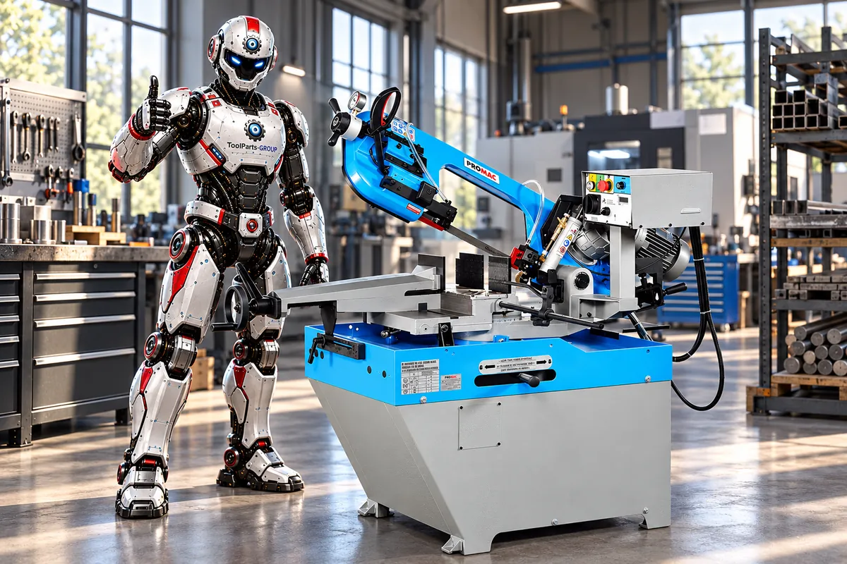 PROMAC SX-823DVI-M Metallbandsäge – Im Einsatz