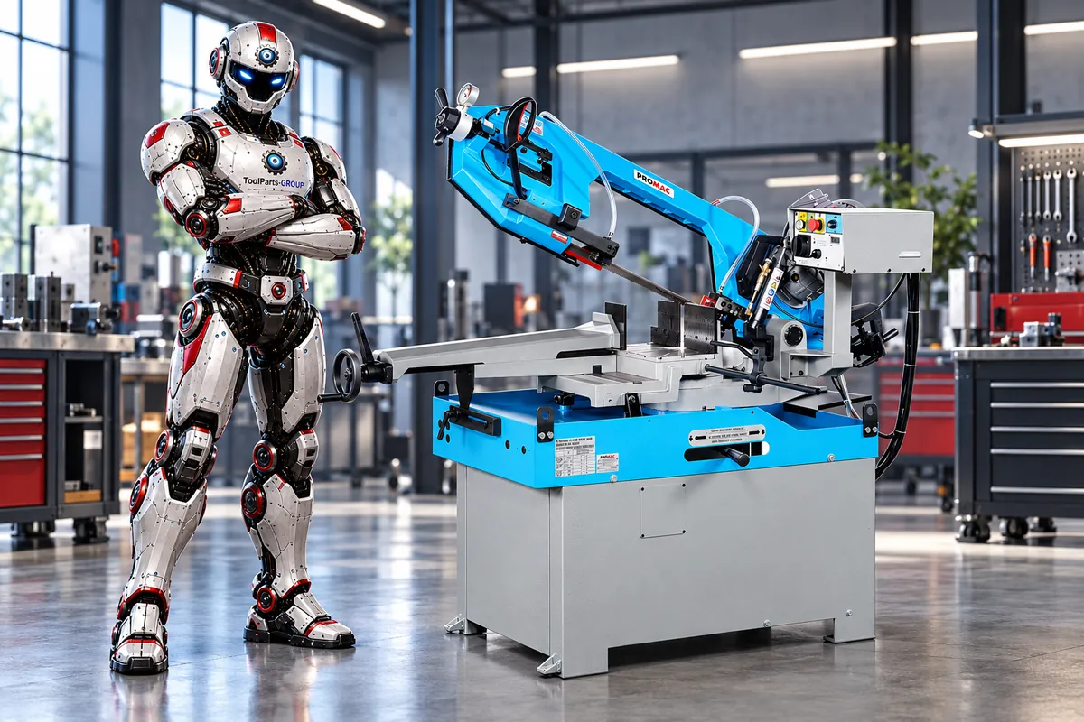 PROMAC SX-827DGVI-M Metallbandsäge – Im Einsatz