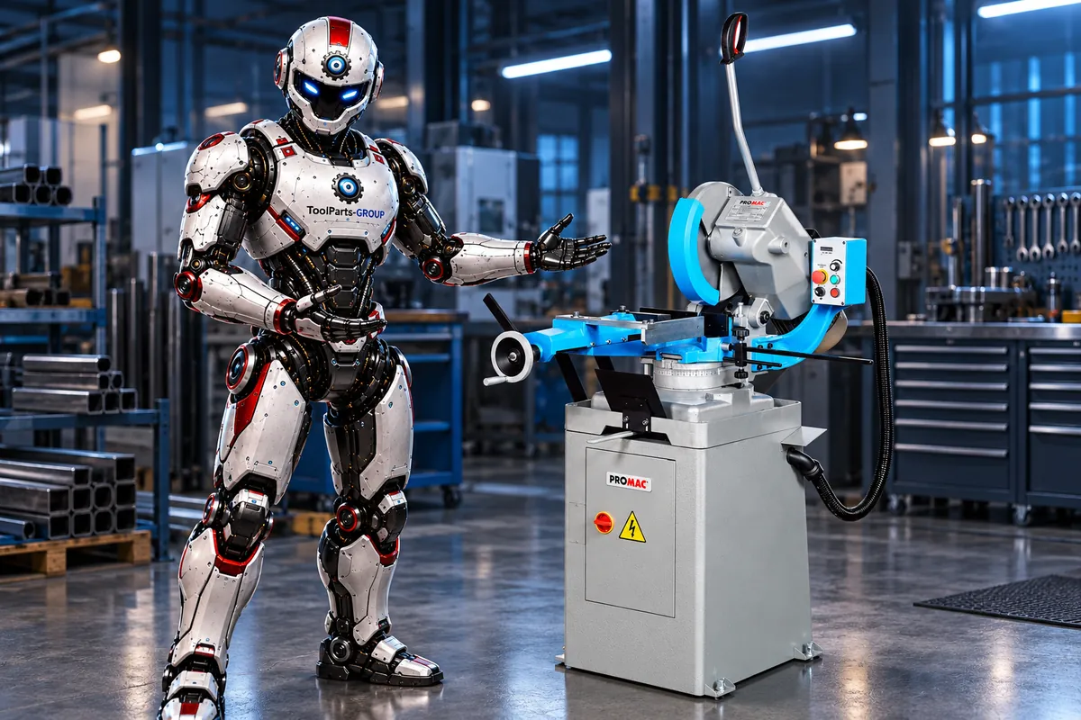 PROMAC SY-350V Metallkreissäge – Im Einsatz