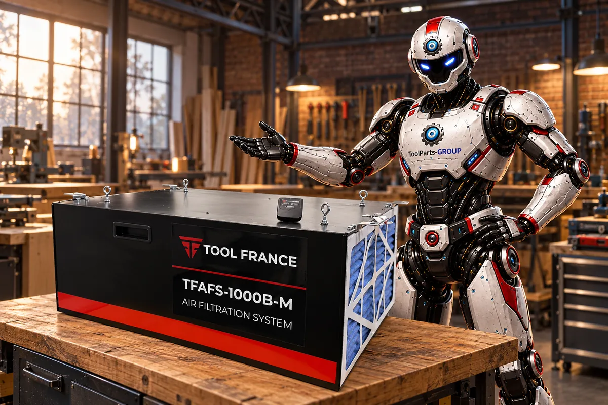 TOOL FRANCE TFAFS-1000B-M Air Filtration System – In use