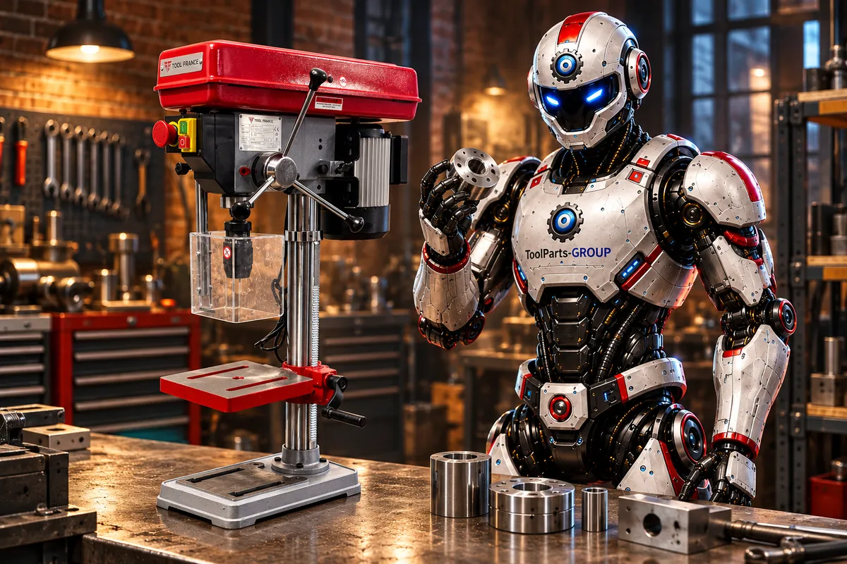 TOOL FRANCE TFD-16 Bench Drill Press – In use