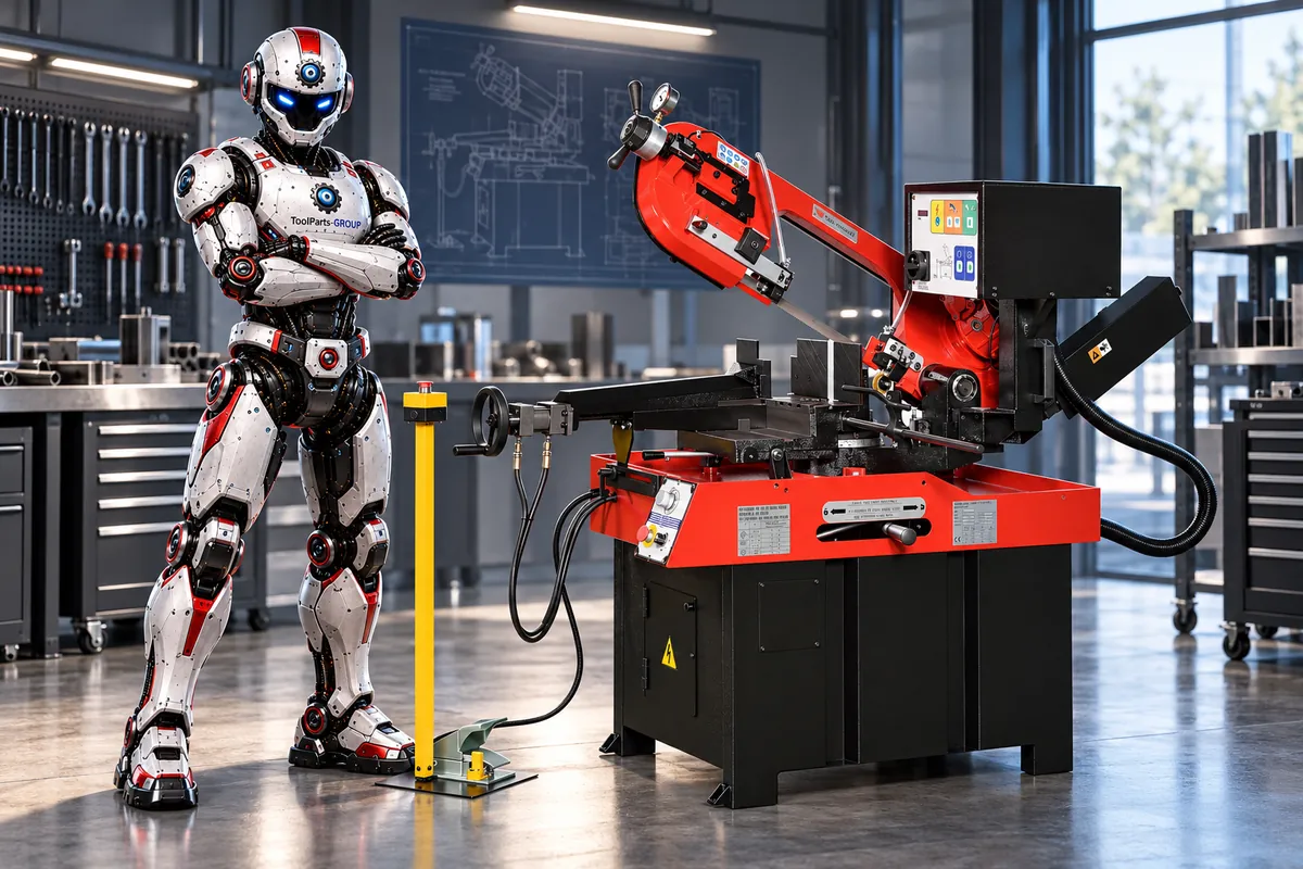 TOOL FRANCE TFS-225DGSVI Metallbandsäge – Im Einsatz