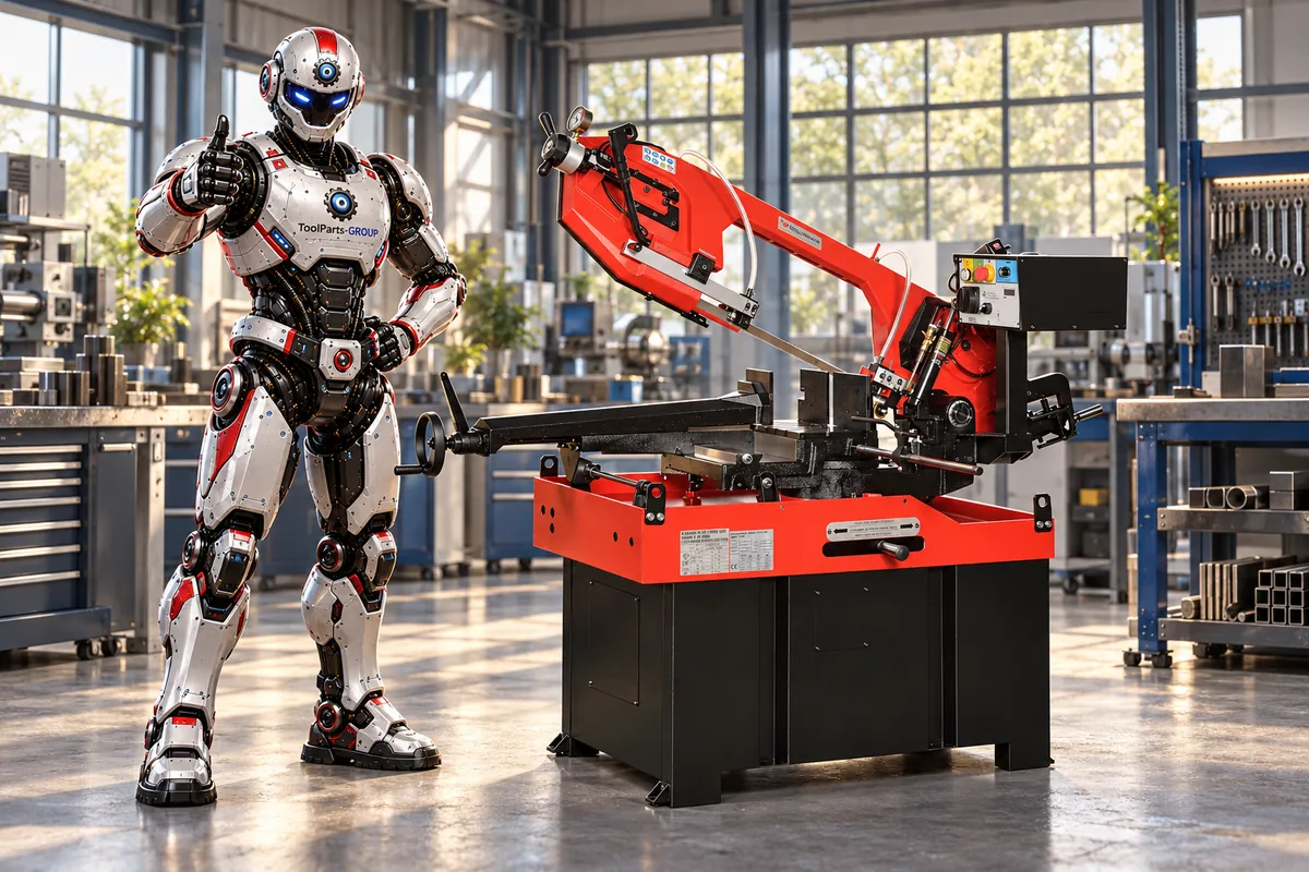 TOOL FRANCE TFS-270DGVI Metallbandsäge – Im Einsatz